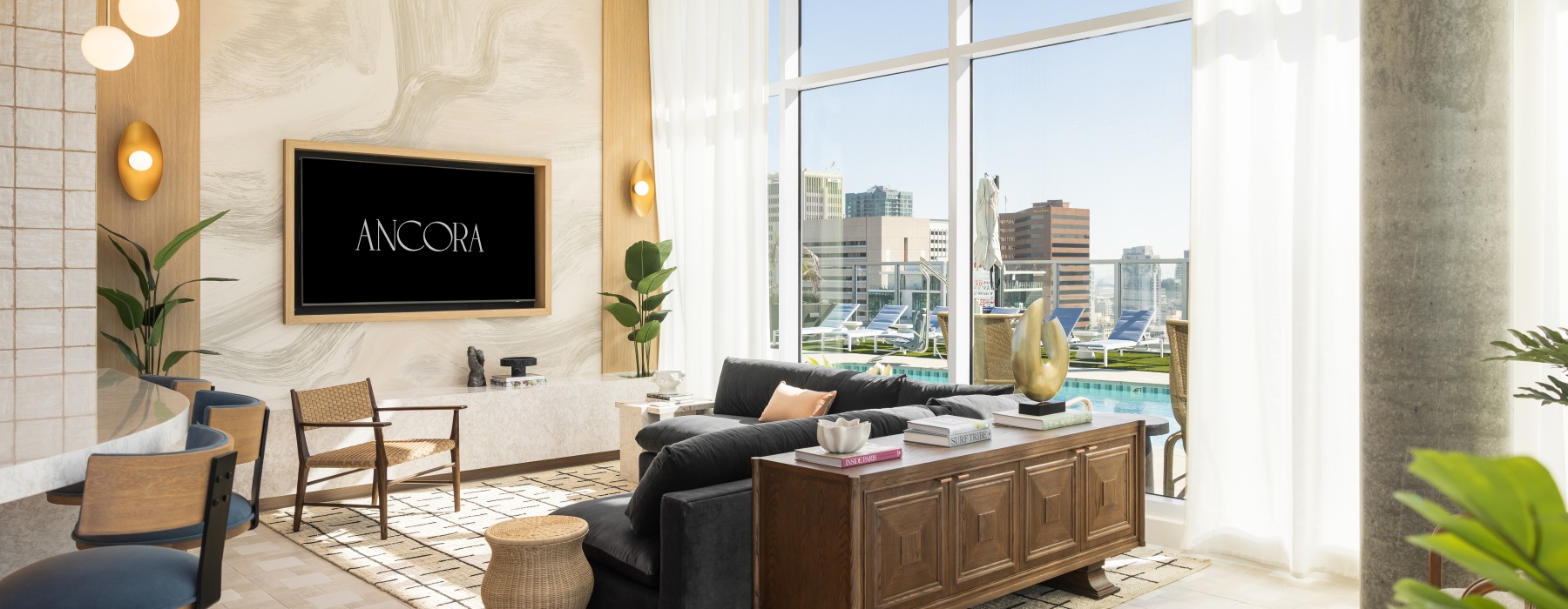 Sky Lounge with Floor to Ceiling Windows